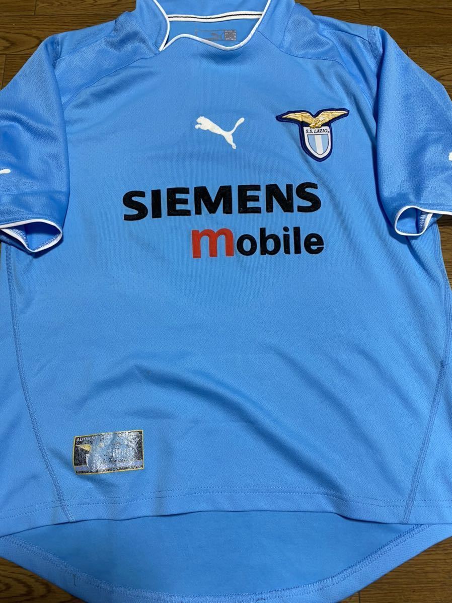 2002 SSラツィオ ホームユニフォーム PUMA C.ロペス S.インザーギ