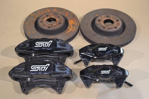希少☆美品 GRB インプレッサ WRX STI 純正 ブレンボキャリパー