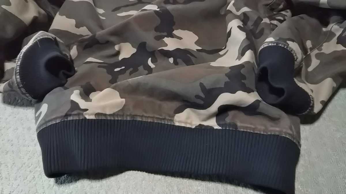 FAT Carharttパロディ 迷彩 MA-1ジャケット