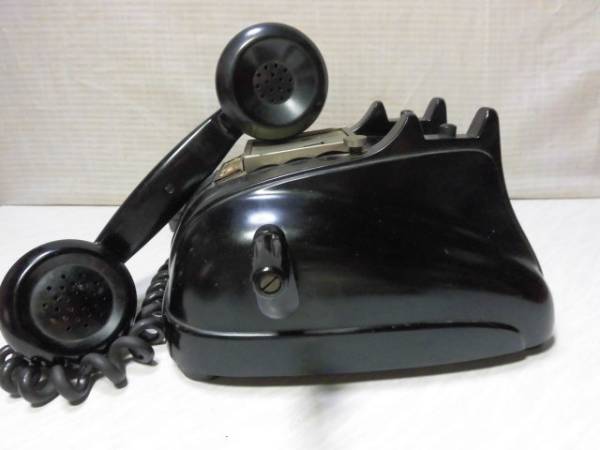 昭和 ◇昭和レトロ・4号黒電話ベル呼出内線用1959年製◇