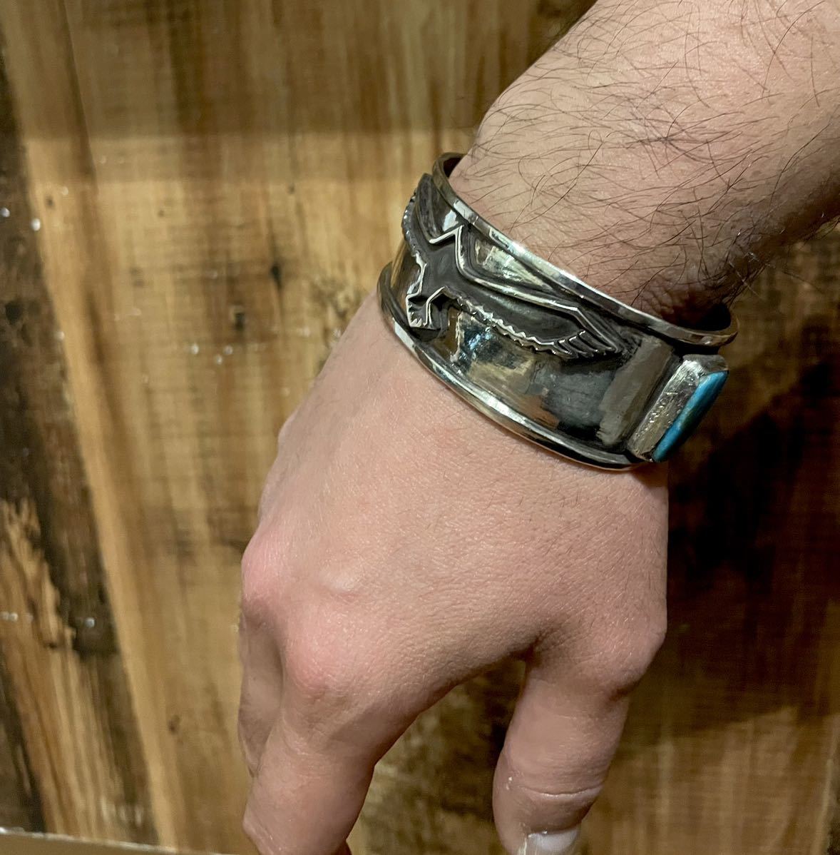 最終値下げ カラス バングル ターコイズ ジョニーデップ インディアン