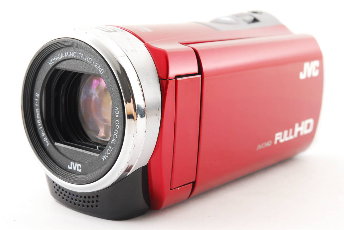 フルHDビデオカメラ ピンクJVC Victor Everio GZ-F100 【公式通販】