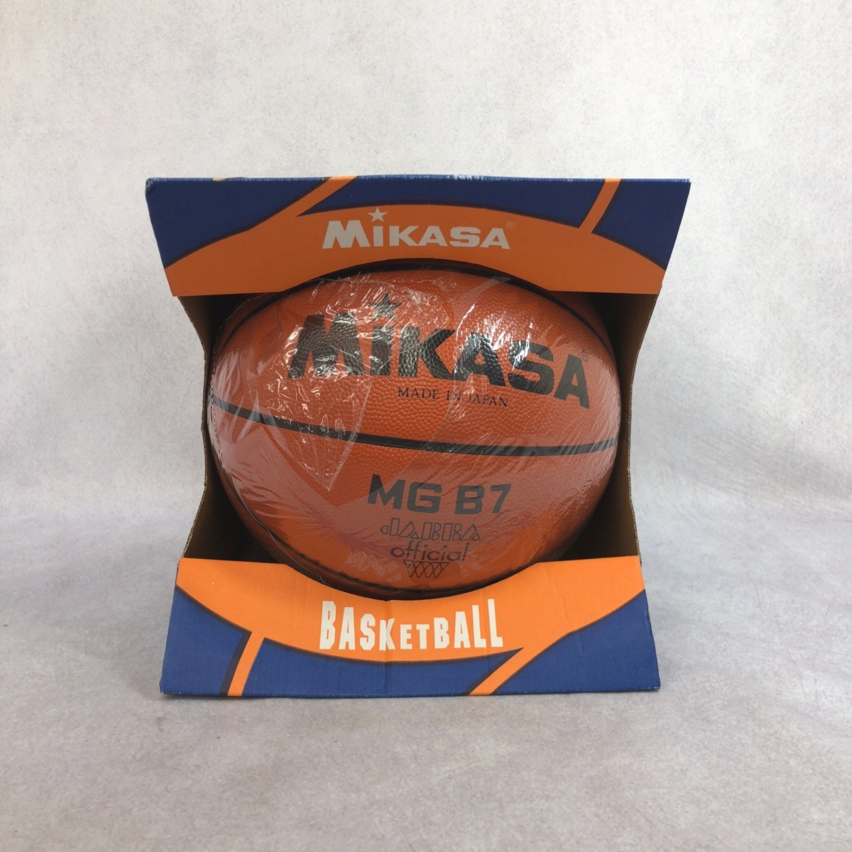 未使用 MIKASA ミカサ バスケット ボール バスケ 革 7号 MG B7 日本製
