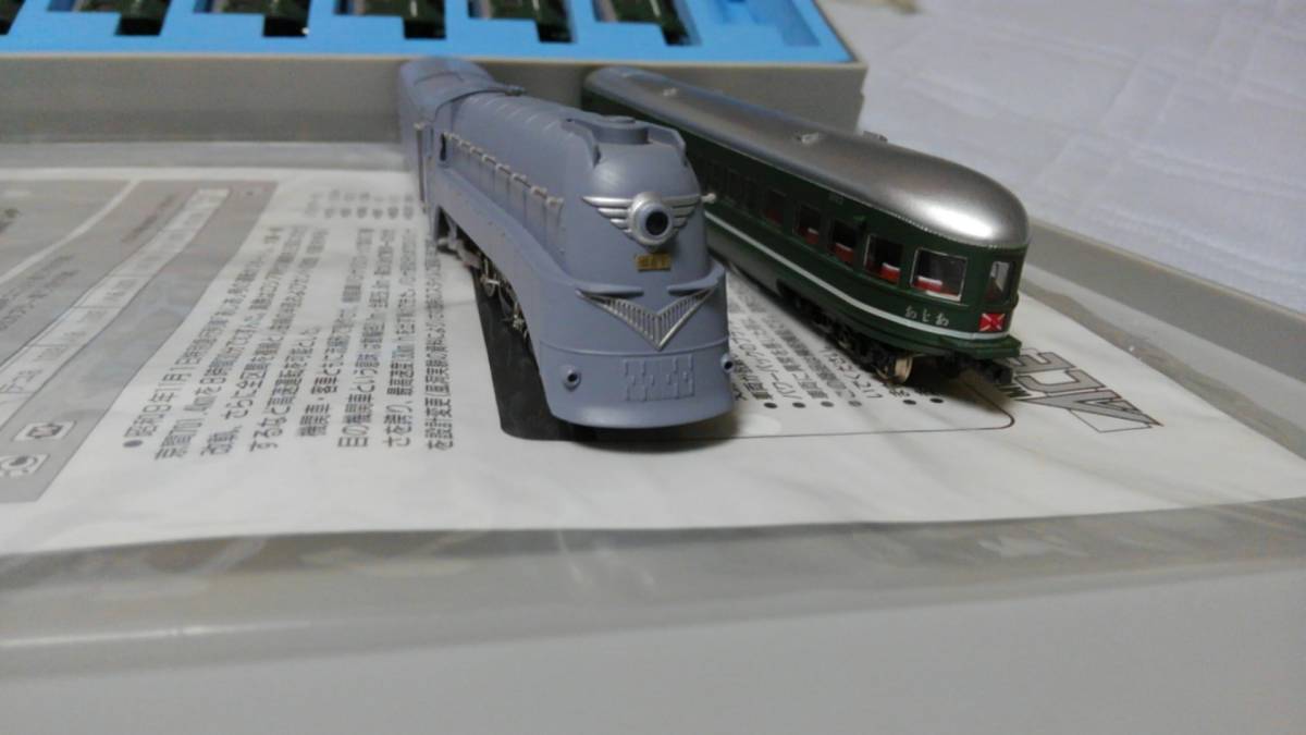 N 満鉄 パシナ 981 ライトグレー あじあ号 8両セット マイクロエース