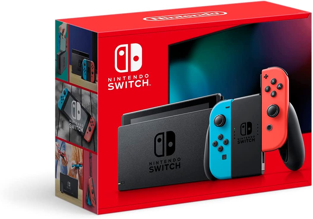 未使用に近い】バッテリー強化版 任天堂 NINTENDO SWITCH 本体 ネオン