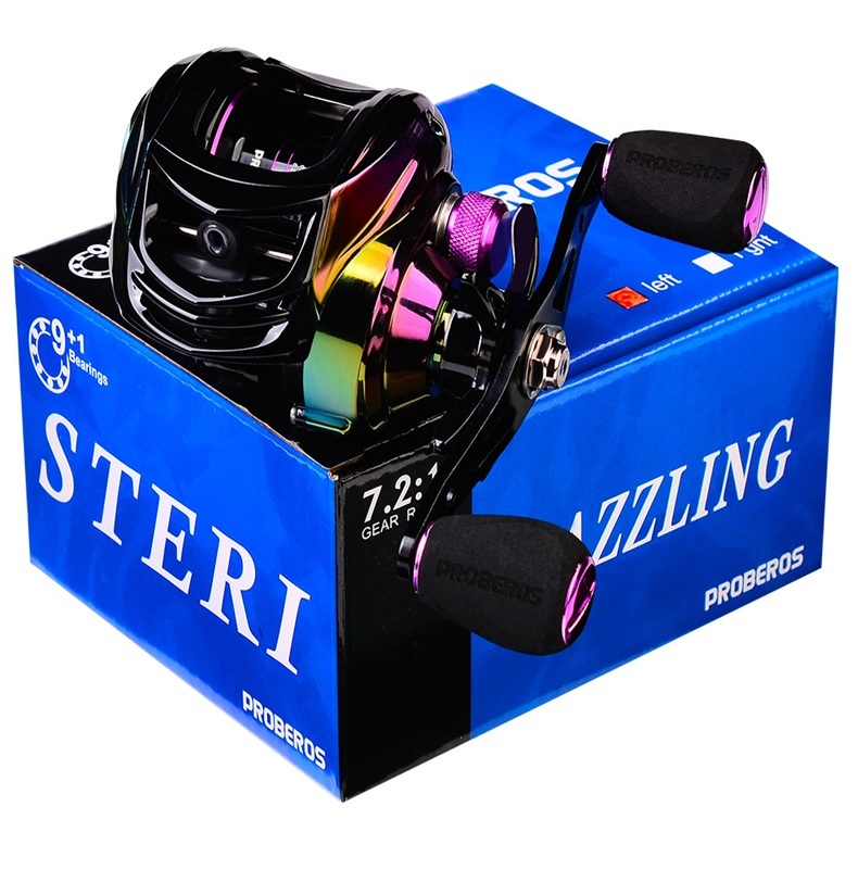 ベイトリール 虹色 カラフル レインボー 左ハンドル 左巻き｜Yahoo