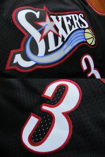 美品 NBA 76ers IVERSON #3 アレン・アイバーソン セブンティ