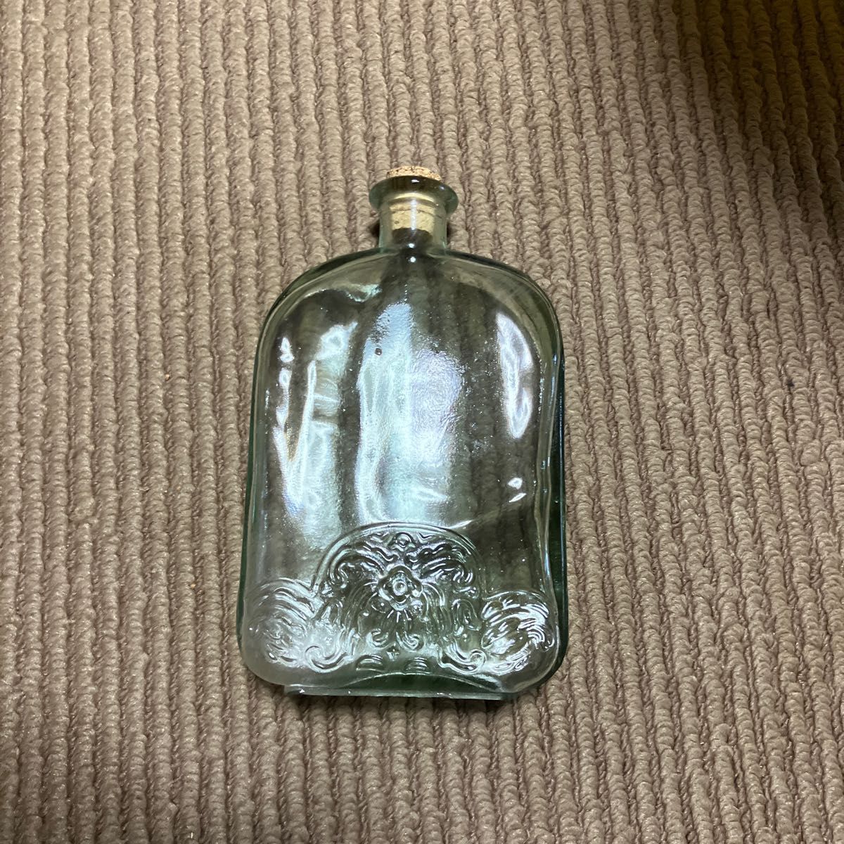 ガラスボトル 古道具 アンティーク 昭和レトロ 空き瓶 酒瓶 ガラス