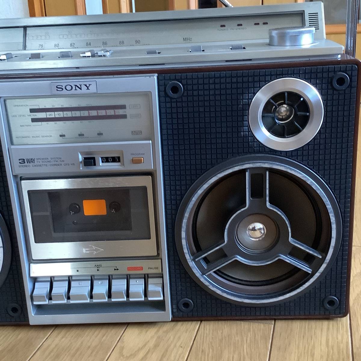 Yahoo!オークション - ソニーSONY ジルバップ CFS-V8 ラジカセ 動作品