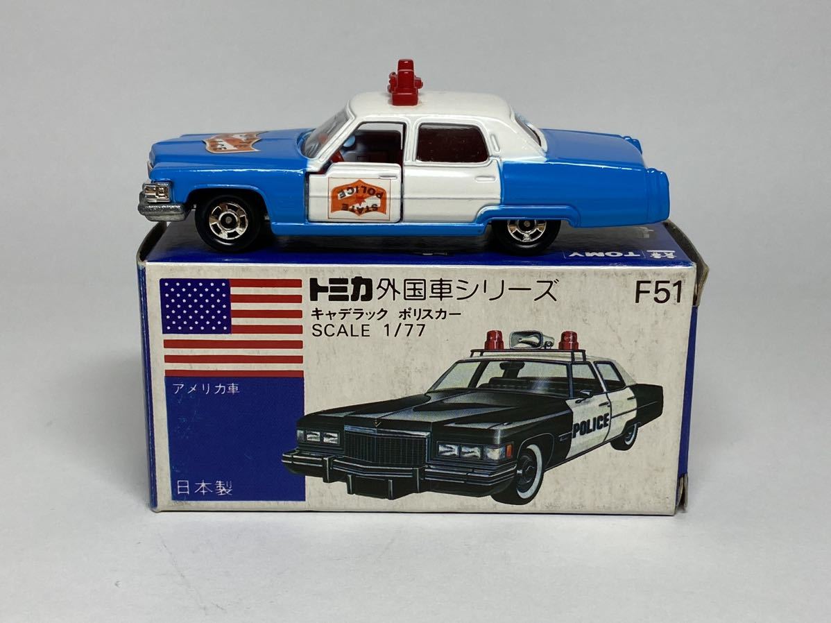 Yahoo!オークション - トミカ キャデラック ポリスカー 日本製 F51-1-4