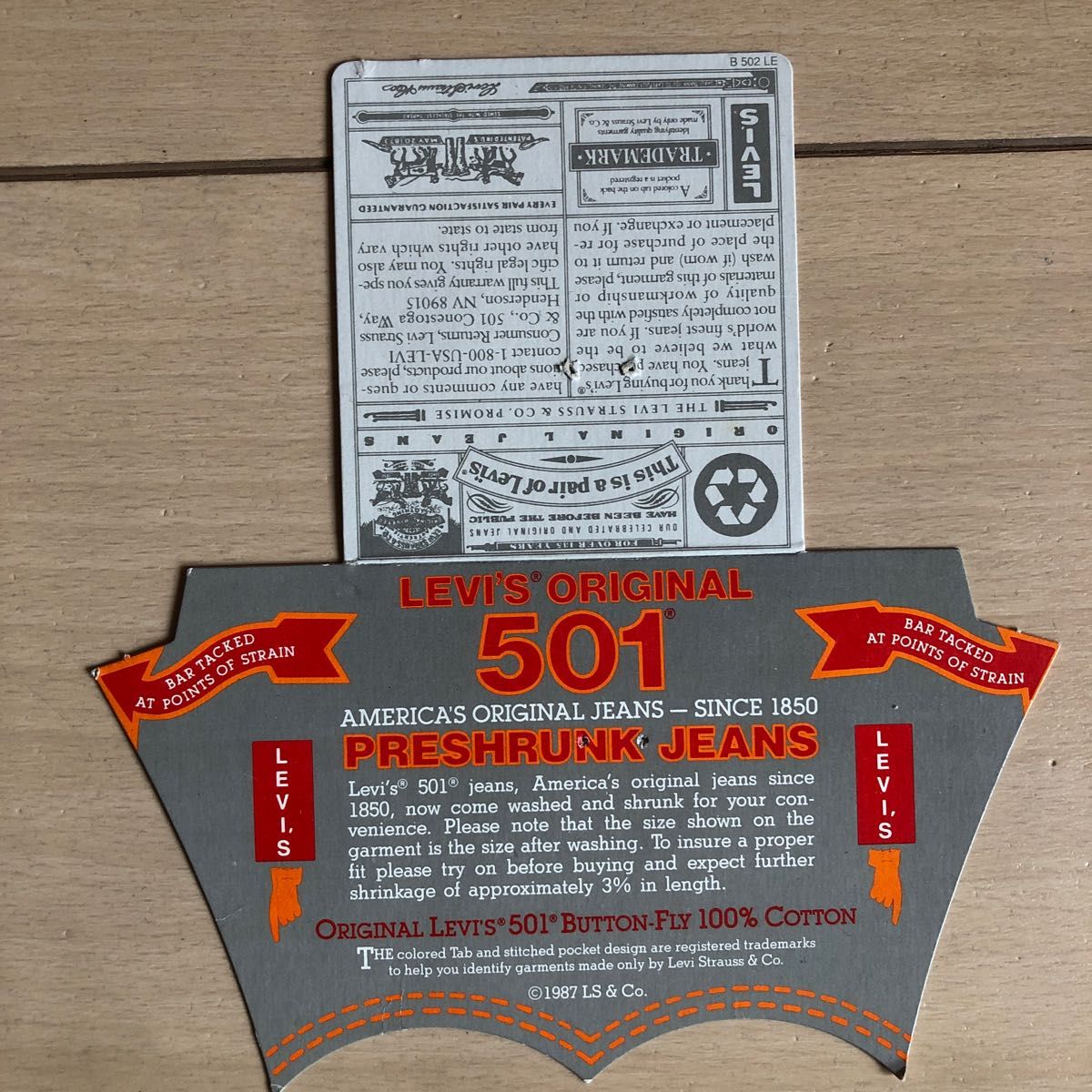 リーバイス ギャランティーチケット｜Yahoo!フリマ（旧PayPayフリマ）