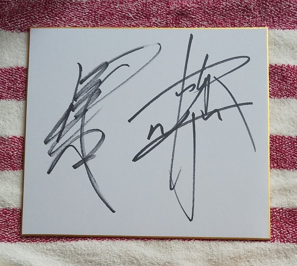 蝶野正洋 武藤敬司 直筆サイン色紙 プロレス｜Yahoo!フリマ（旧PayPay