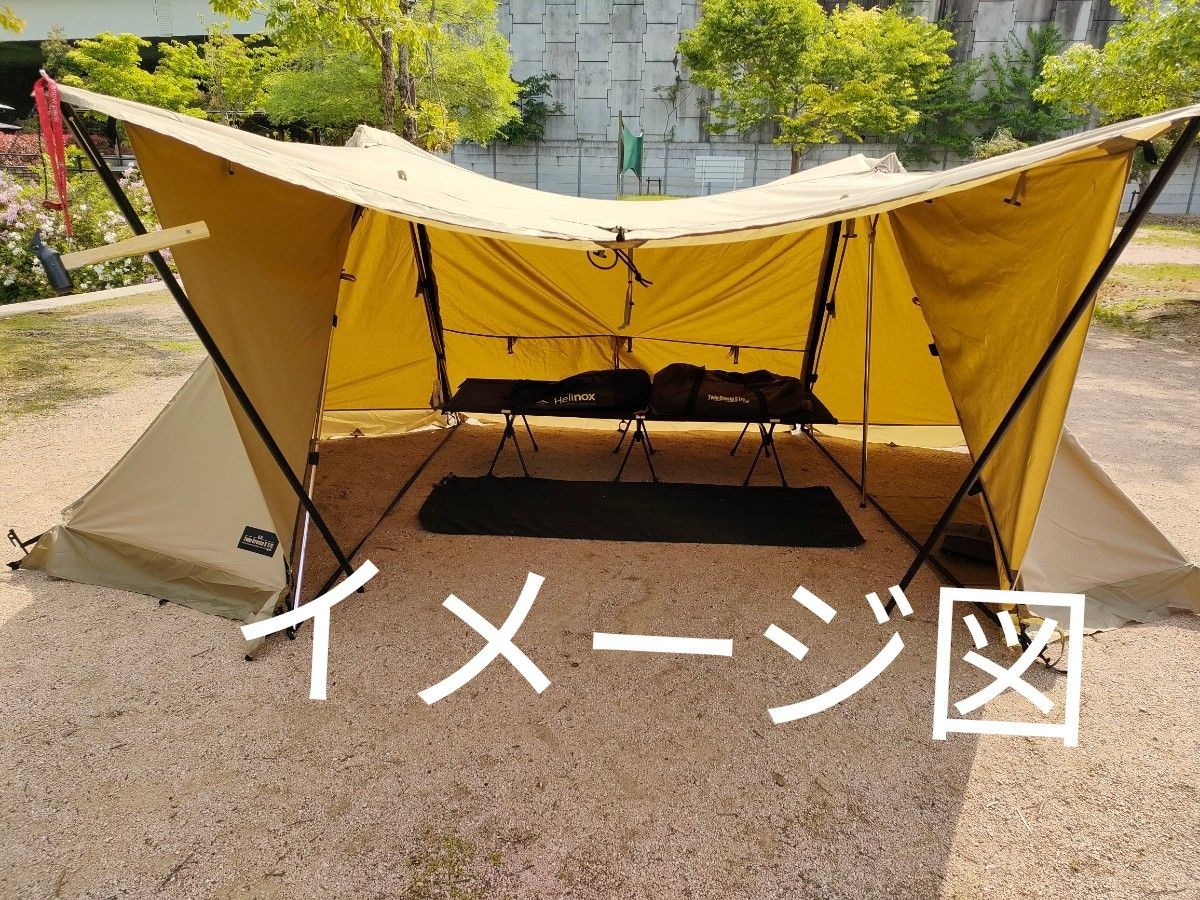 オガワ ogawa ツインクレスタS T/C 1回使用 二股ポール1つ 自作収納