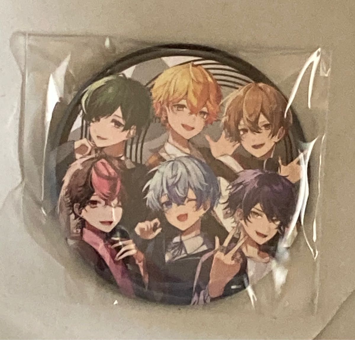 10000個限定 シクフォニ 10万人記念 缶バッジ 全員集合 SIXFONIA