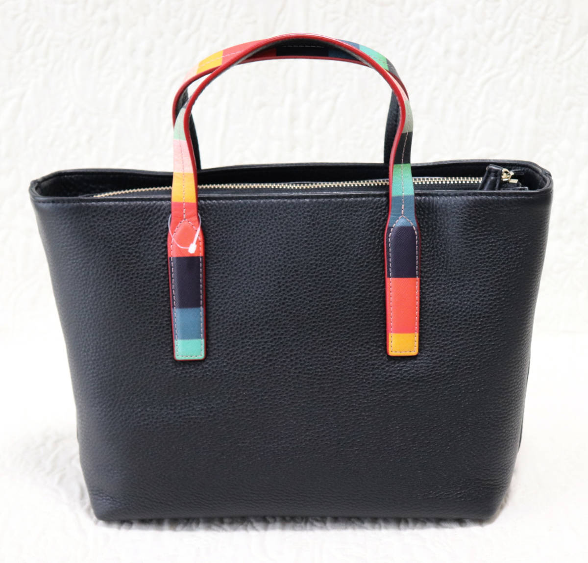 41 800円新品【ポールスミス】本革 アーティストストライプ 2WAY