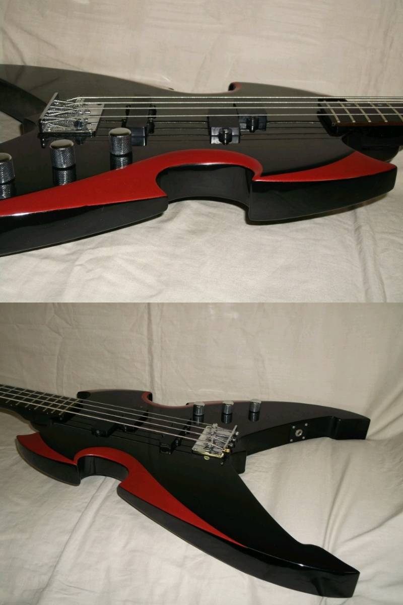 Yahoo!オークション - Silvertone PSAPB1 KISS Paul Stanley BASS シル