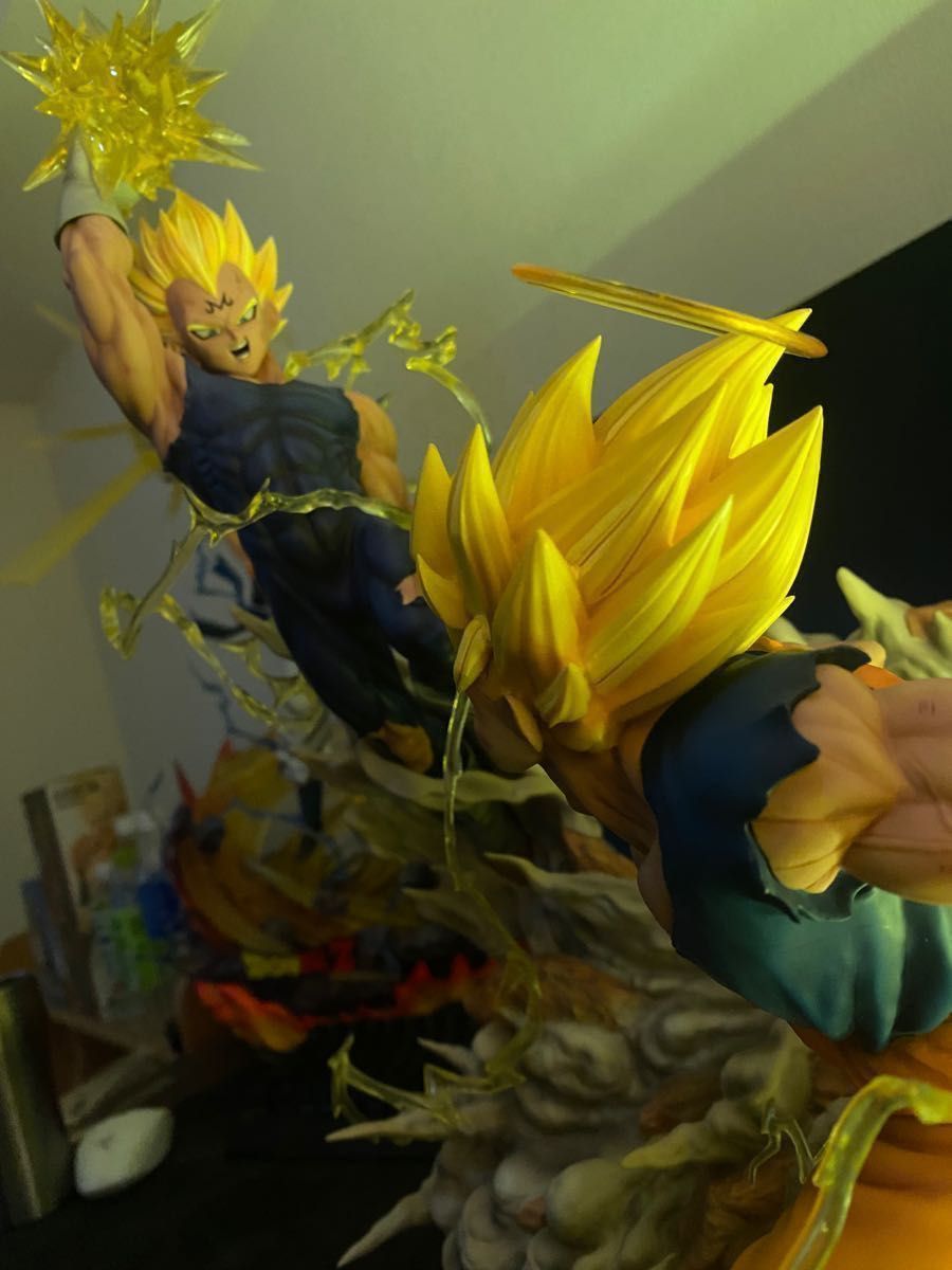 ガレージキット ドラゴンボール 孫悟空vsベジータ 版権あり