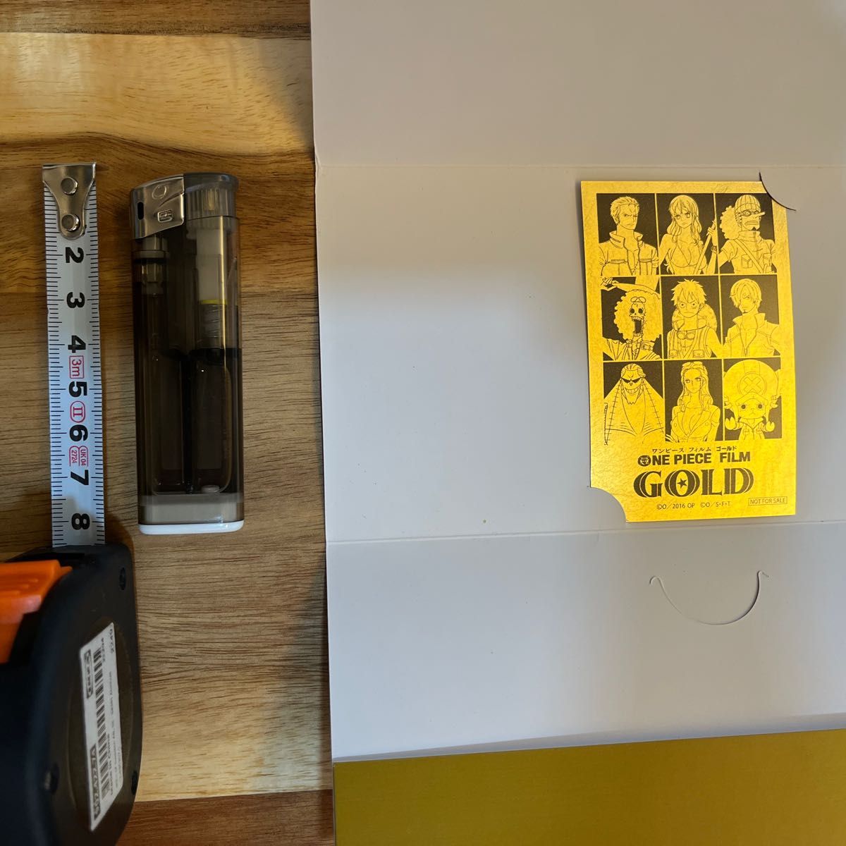 非売品 麦わらの一味ゴールデン抽選会A賞ワンピースゴールドカード