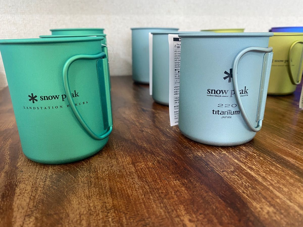 限定1セット スノーピークチタンシングルマグ ランドステーション