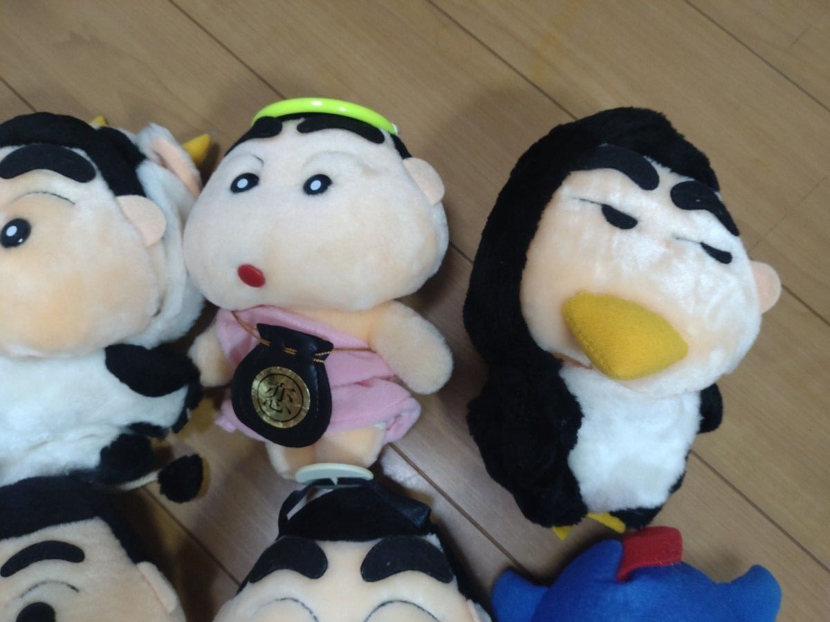 レア物 クレヨンしんちゃん レトロぬいぐるみ 8個セット｜Yahoo!フリマ