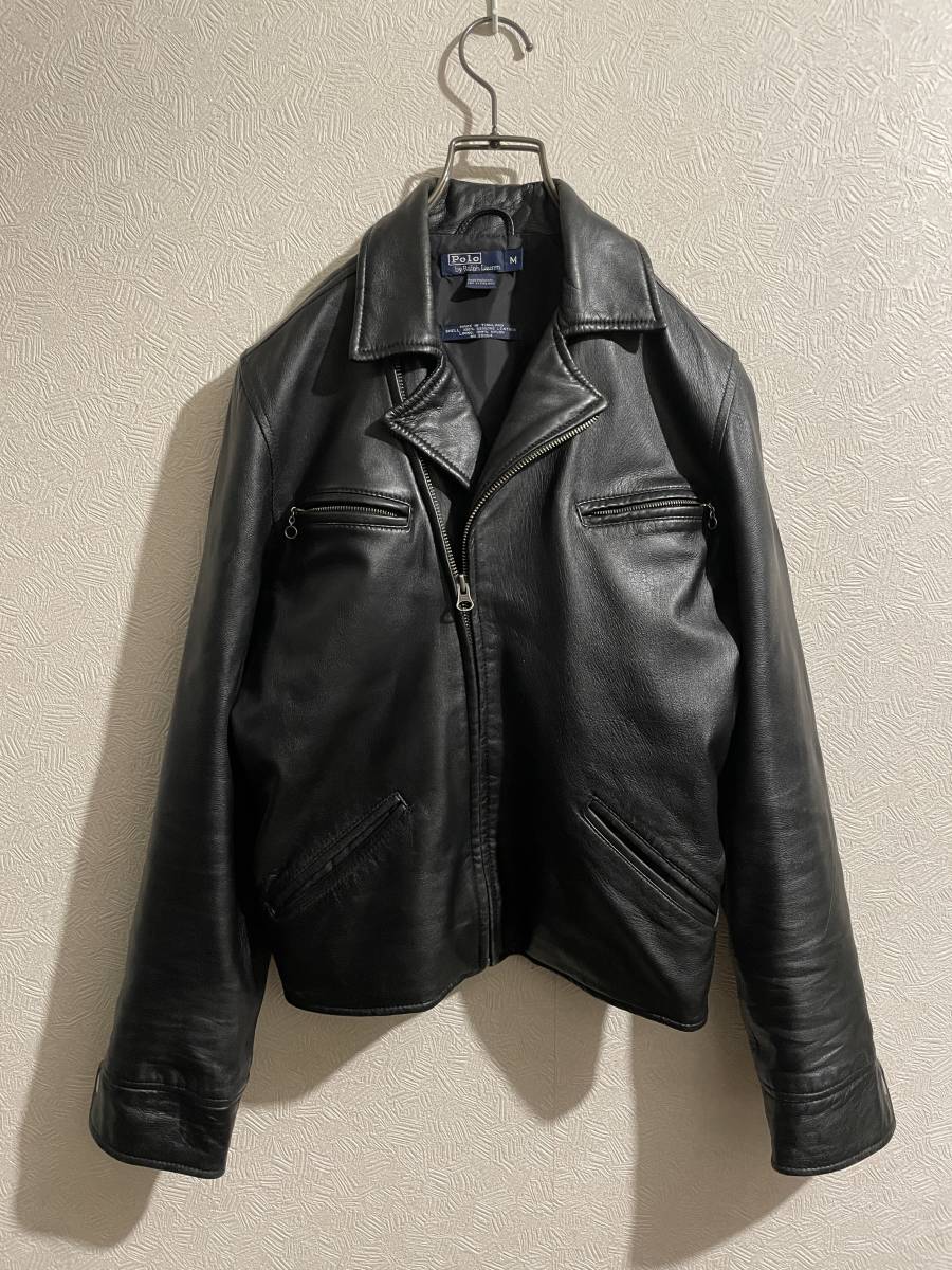 ◯ Ralph Lauren ラム レザー スポーツ ジャケット / ラルフローレン