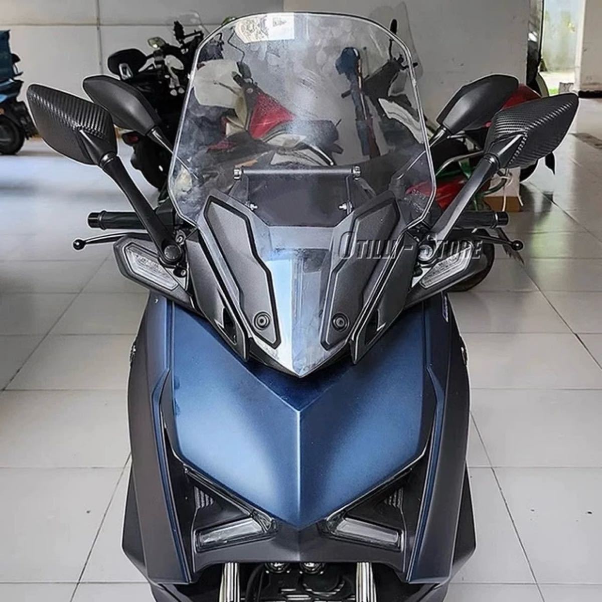 XMAX 250 新型 ミラー 車体移設 ブラケット ホルダーマウントクランプ