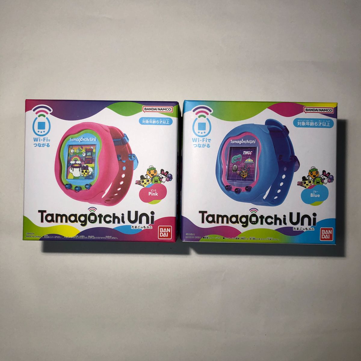 Tamagotchi Uni Pink Blue たまごっちユニ ピンク ブルー 2個セット