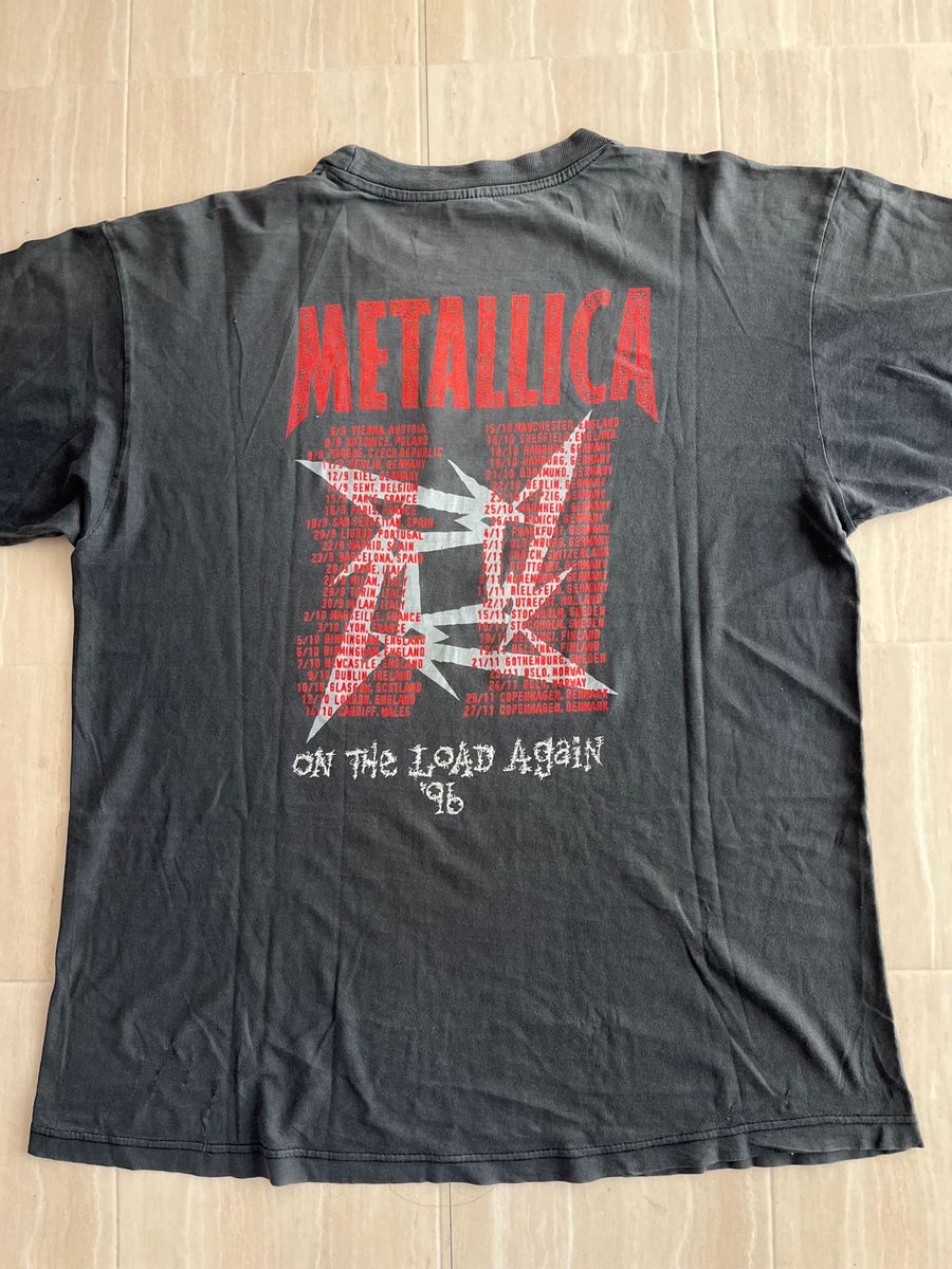 90s metallica メタリカ ヴィンテージ【希少】ユーロ フェード｜Yahoo