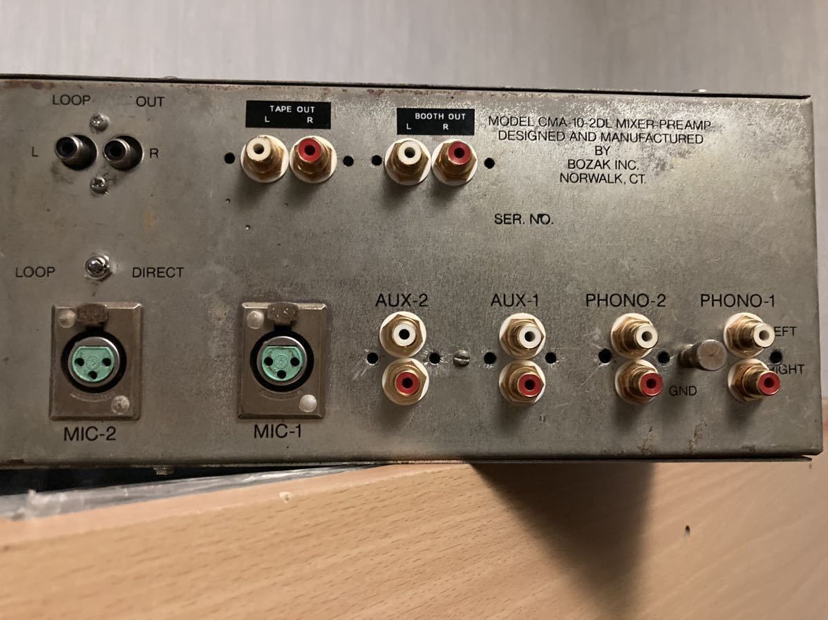 Yahoo!オークション - BOZAK MODEL CMA-10-DL MIXER PREAMP ROTARY MIX
