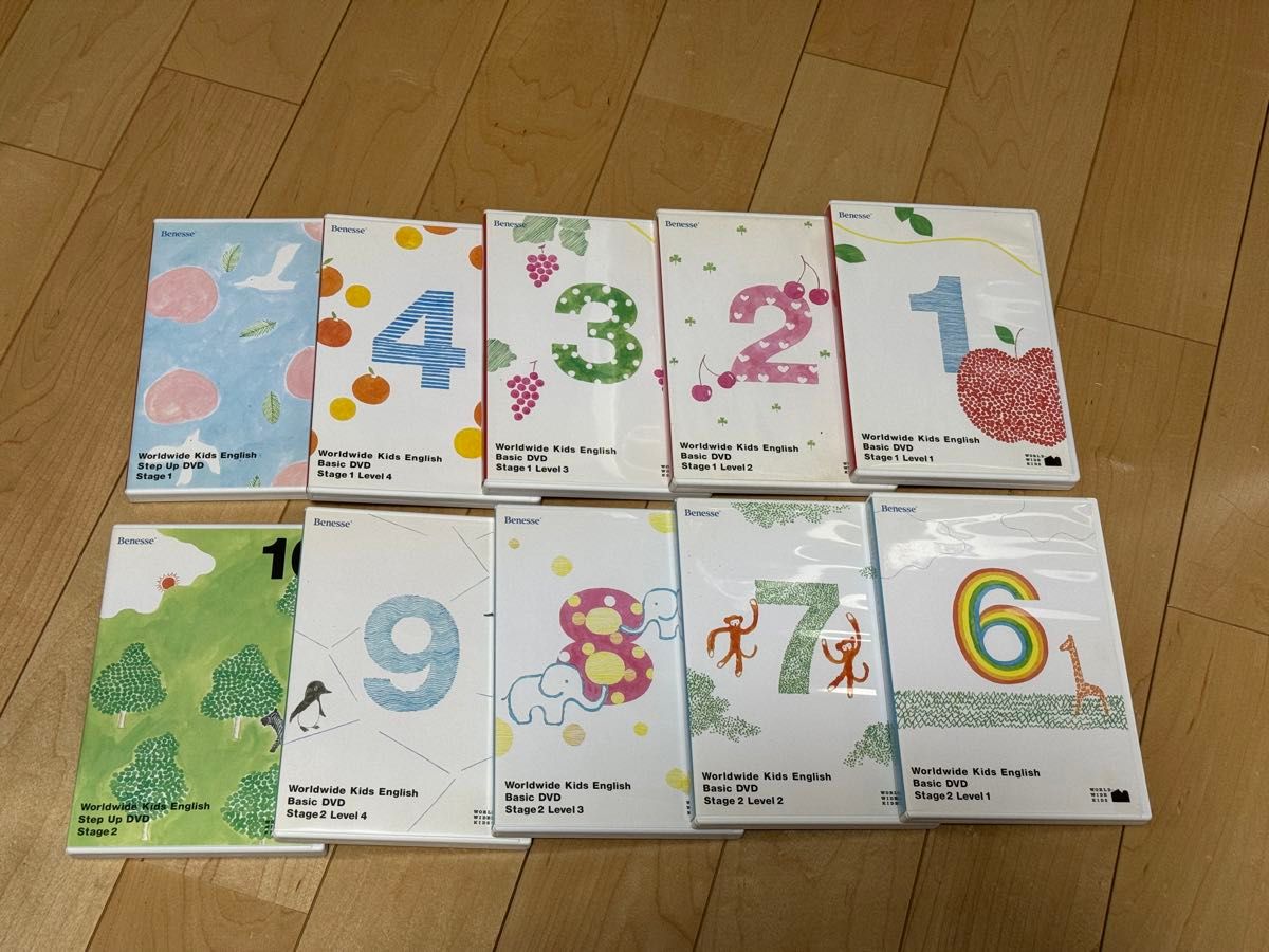 ワールドワイドキッズ ベネッセ WORLD WIDE KIDS DVD STAGE1〜6 全30巻