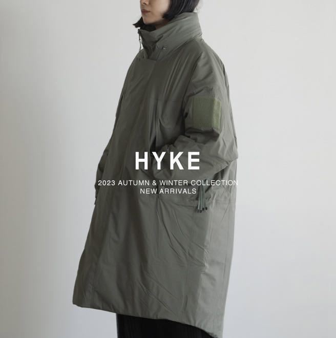 希少サイズ 即完売 美品 HYKE ハイク PERTEX PUFF PARKA olive