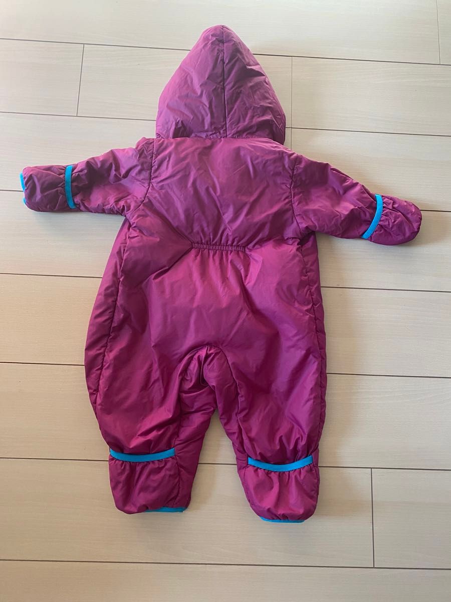 ノースフェイス ジャンプスーツ ピンク 防寒 手足覆える 冬対策