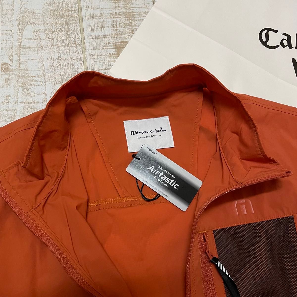 新品 キャロウェイ トラヴィスマシュー ブルゾン 撥水 オレンジ M