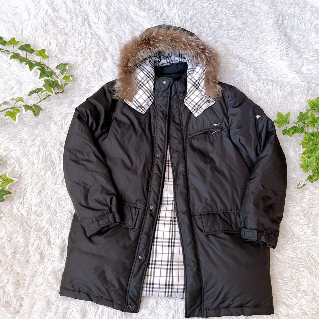 送料無料 バーバリー ブラックレーベル BURBERRY BLACK LABEL ダウン