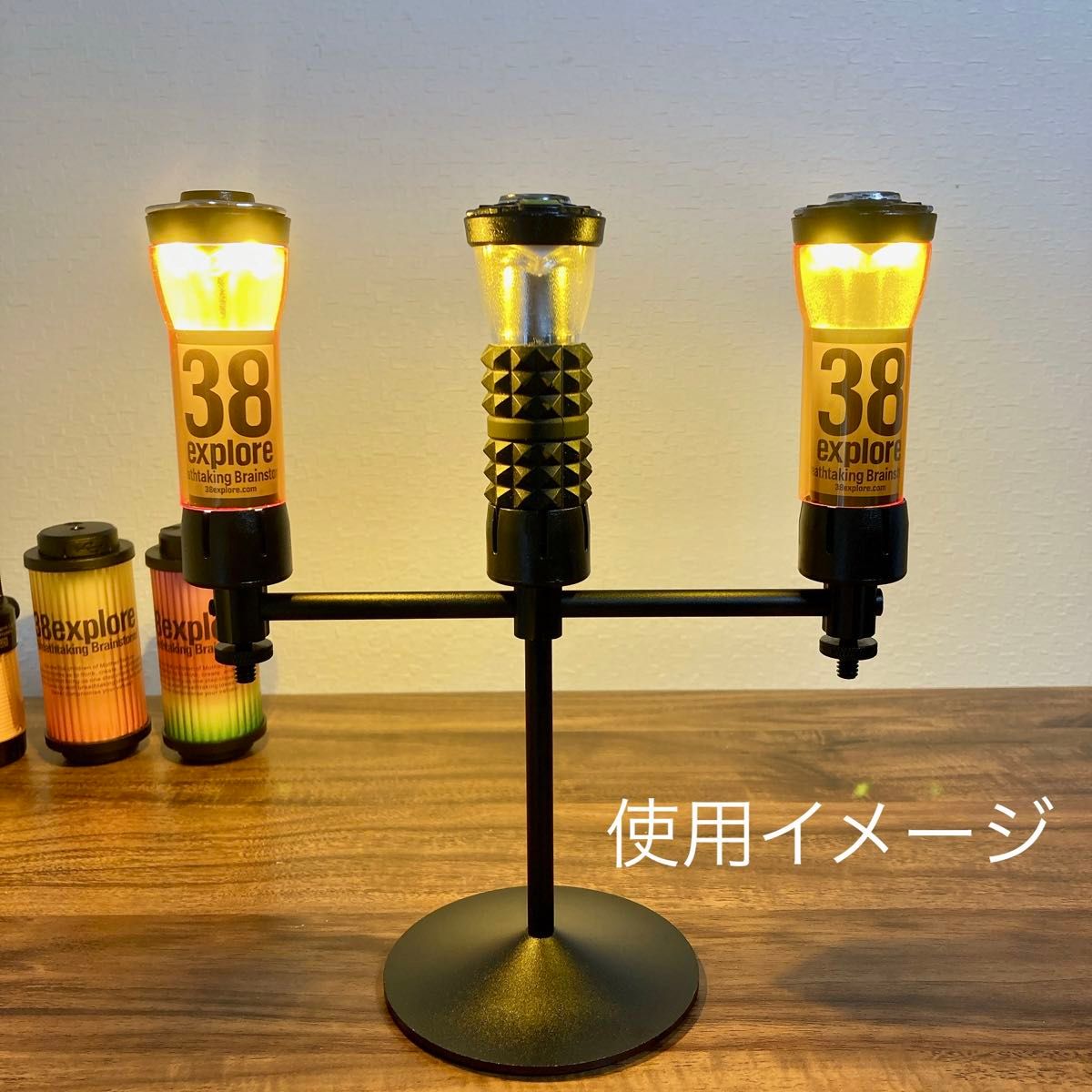 Lanthan stand 38灯 38KT MIYABI MIYABI ゴールゼロ ランタンスタンド