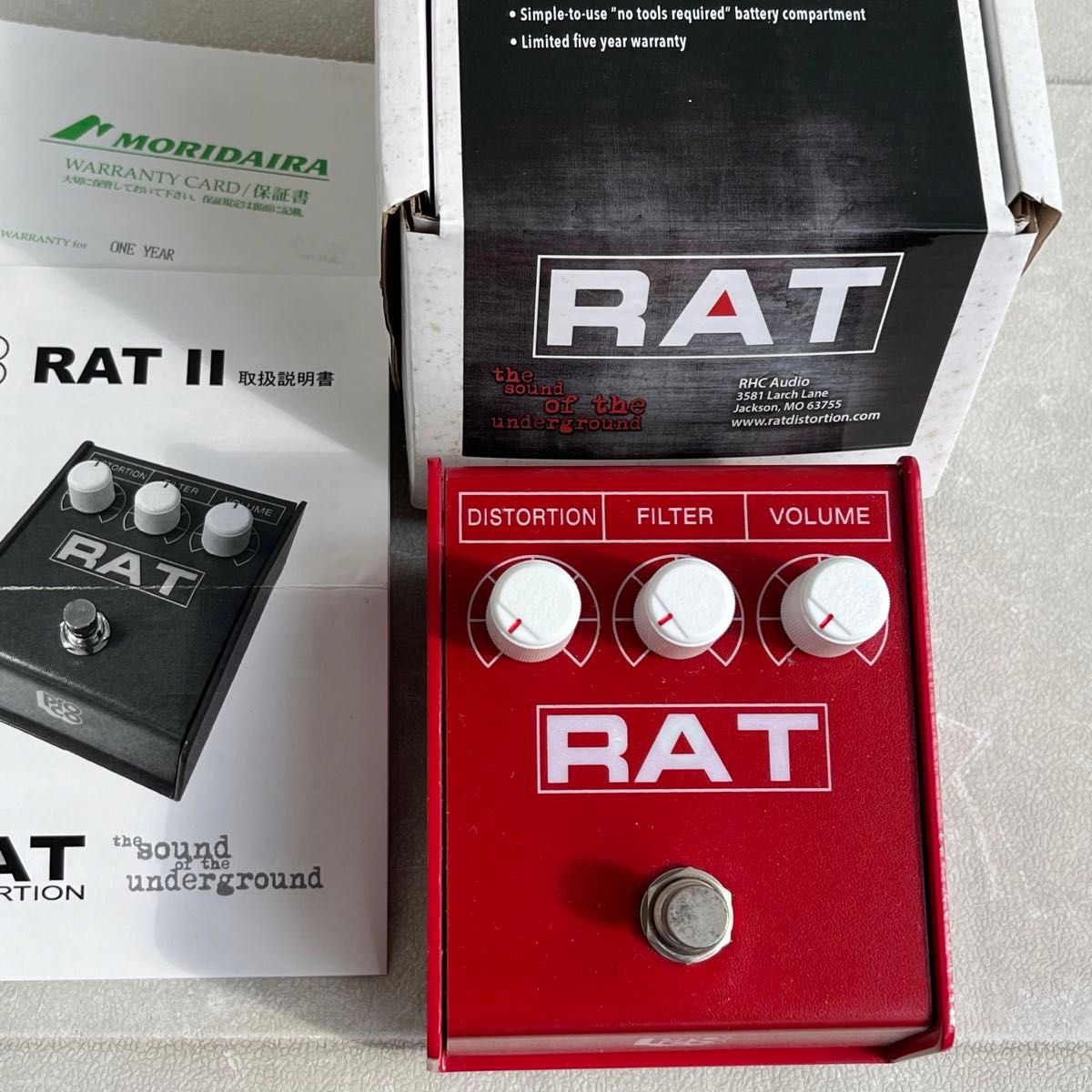 Proco Rat II Ikebe Red 赤ラット｜Yahoo!フリマ（旧PayPayフリマ）