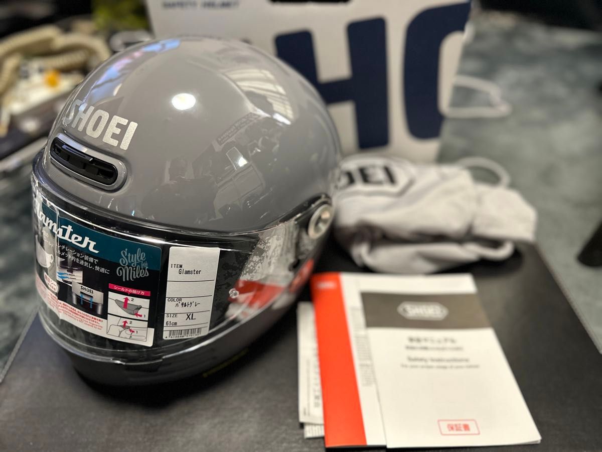 SHOEI グラムスター バサルトグレー XL｜Yahoo!フリマ（旧PayPayフリマ）
