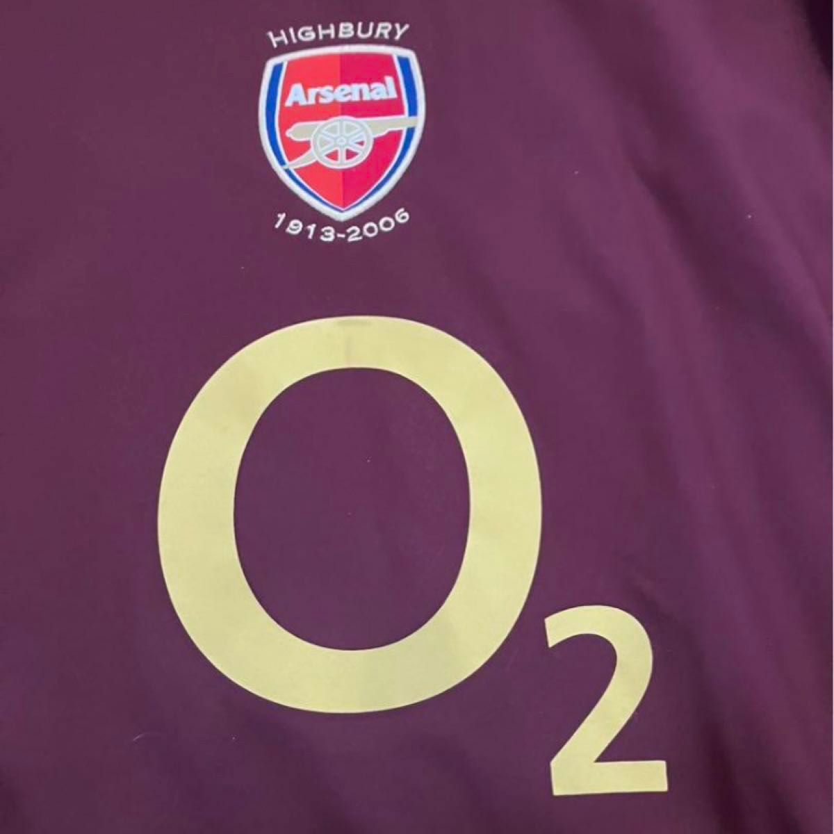 激レア 05-06 ベルカンプ アーセナル NIKE 長袖ホームユニフォーム
