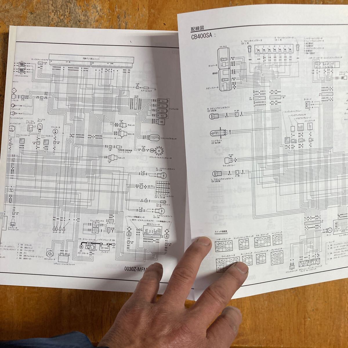 CB400SF NC42 サービスマニュアル CB400 SUPER FOUR CB400 SUPER BOLD