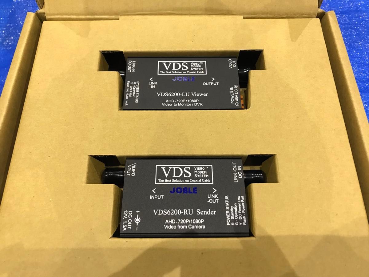 ジョブル VDS6200 AHD/コンポジット映像対応 電源重畳伝送装置｜Yahoo