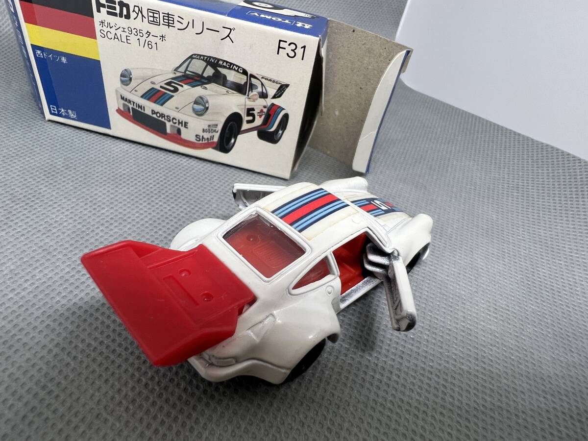 Yahoo!オークション - トミカ 青箱F31 ポルシェ935ターボ 日本製