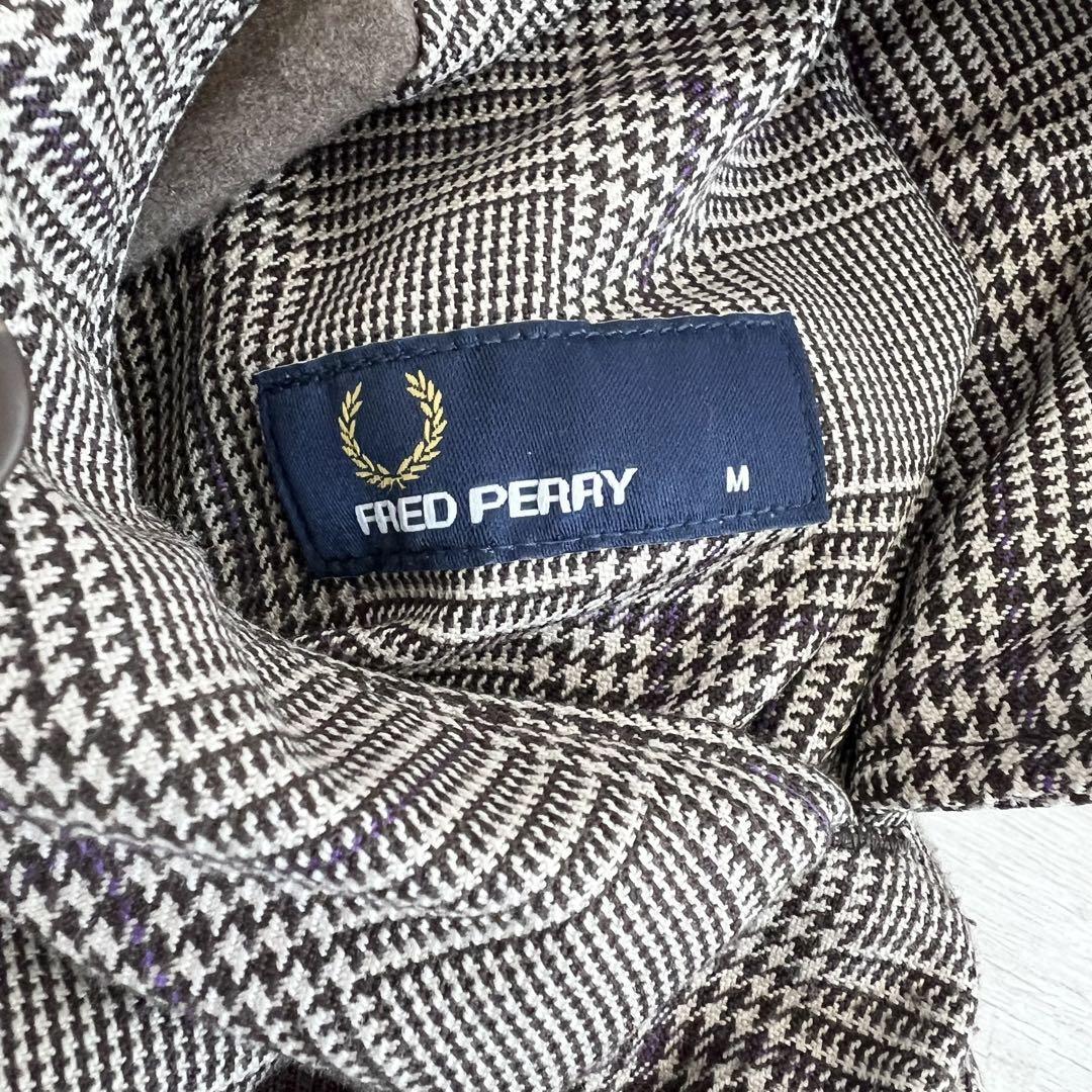 M FRED PERRY フレッドペリー リバーシブルブルゾン キルティング