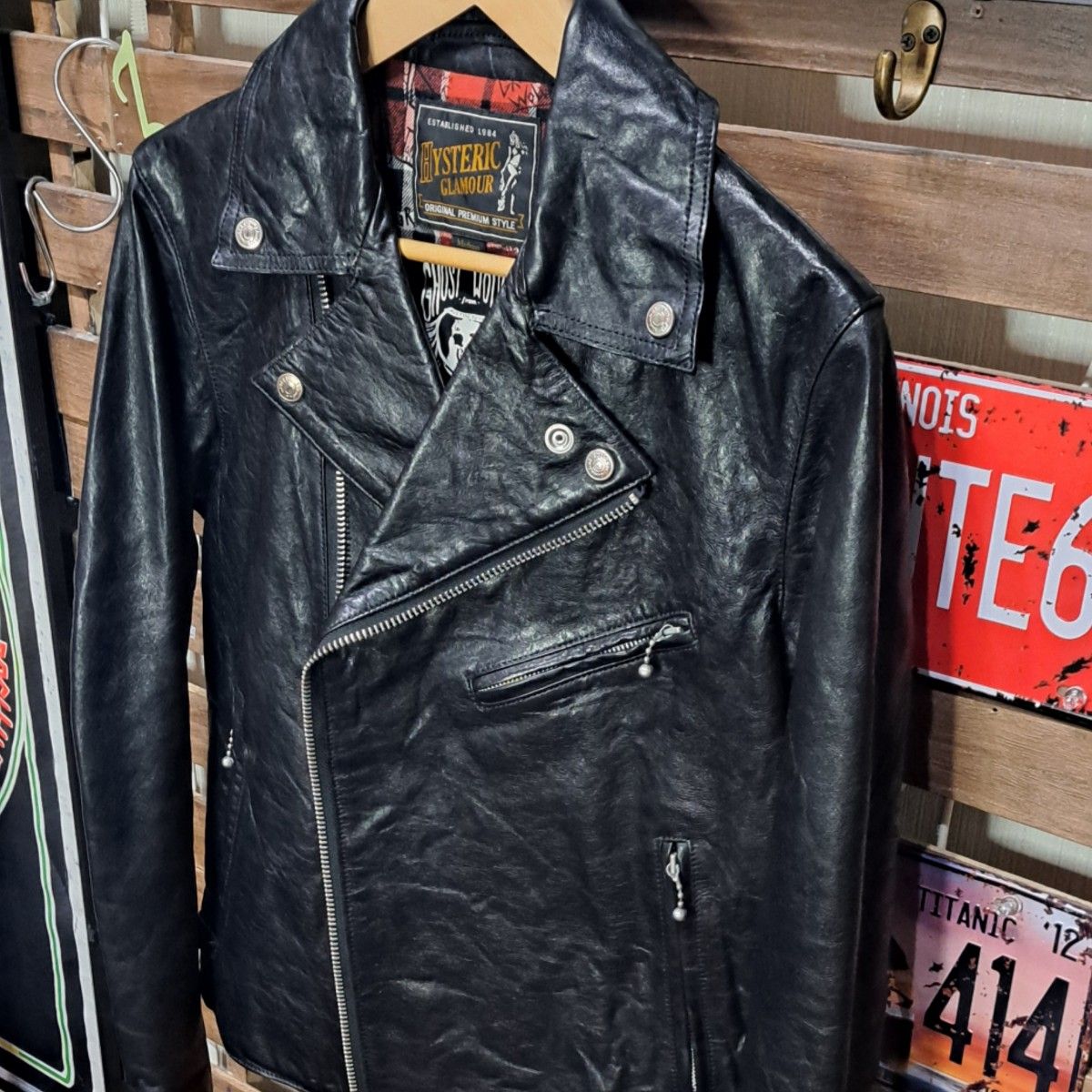定価10 7万 ヒステリックグラマー×ザゴーストウルヴズ ラムレザー