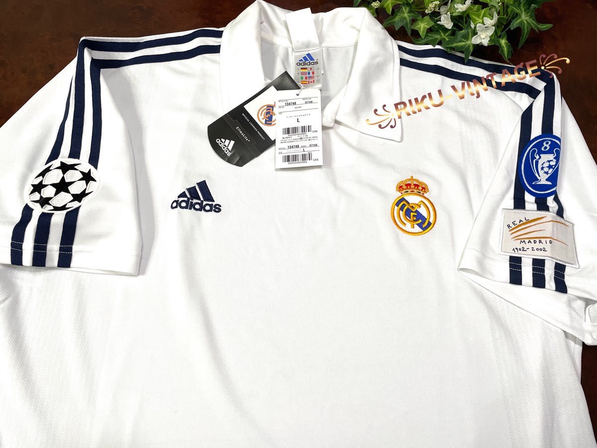 2001-2002(2002) レアル・マドリード 100周年 ホーム ユニフォーム CL