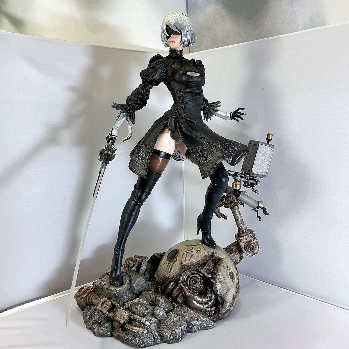 Yahoo!オークション - ニーアオートマタ 2B スタチュー 1/4 フィギュア