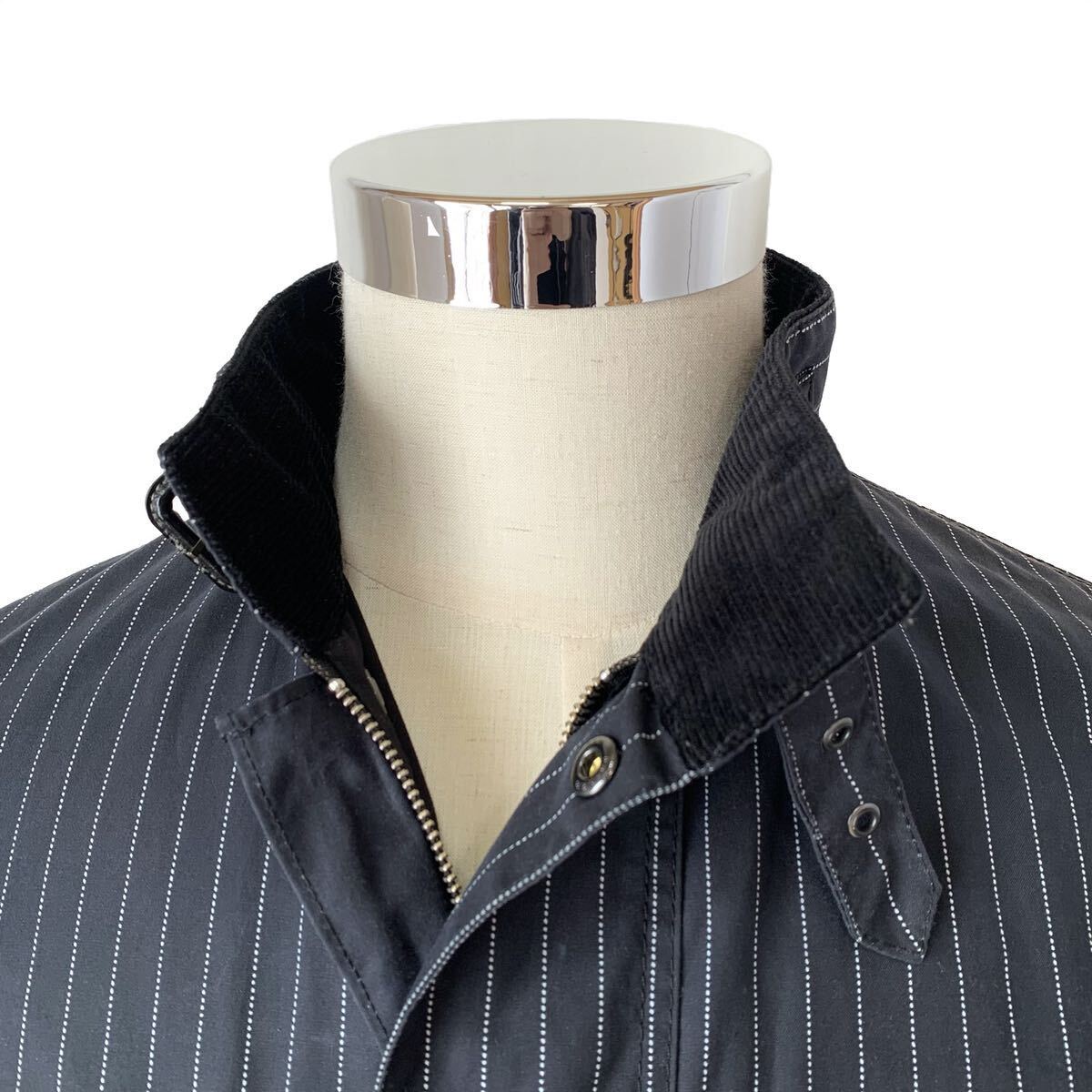 バブアー × シップス 別注 インターナショナル ピンストライプ