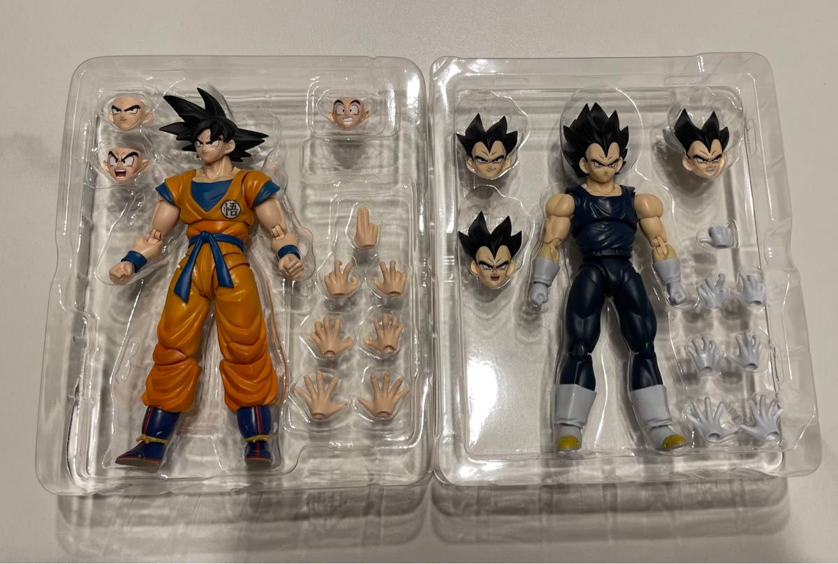S H フィギュアーツ ドラゴンボール超 孫悟空 ベジータ SUPER HERO 2体