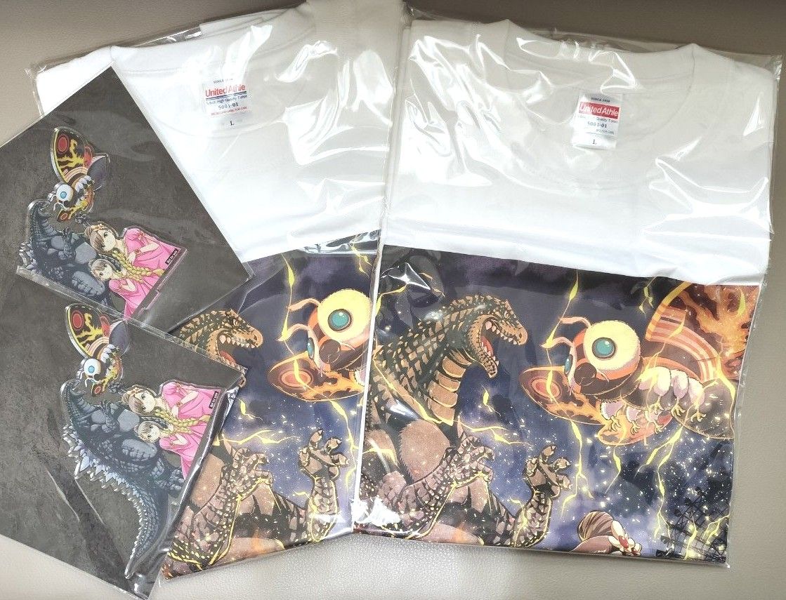 ゴジラ サントリー 真島ヒロ 非売品 当選品 4点 アクリルスタンド T