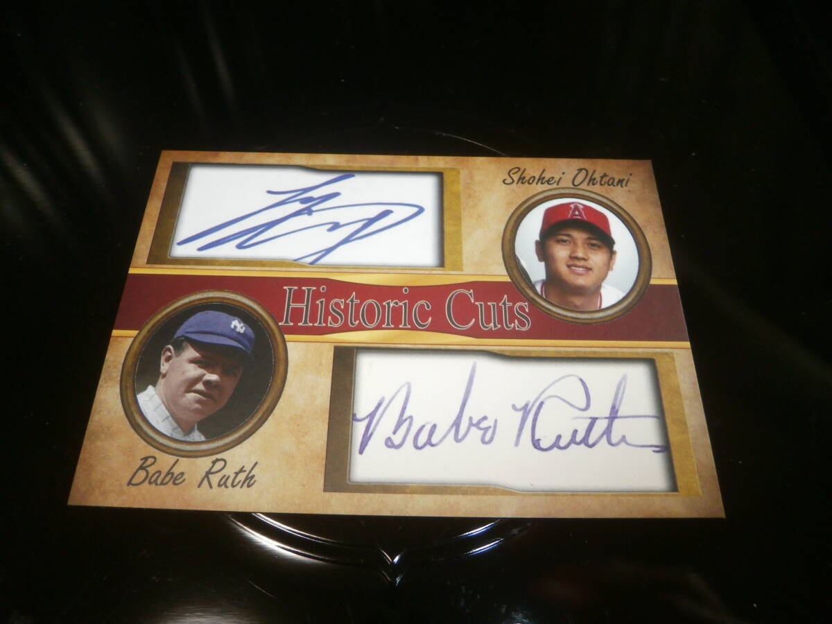 Yahoo!オークション - 大谷翔平 ＆ ベーブルース プリントサインカード
