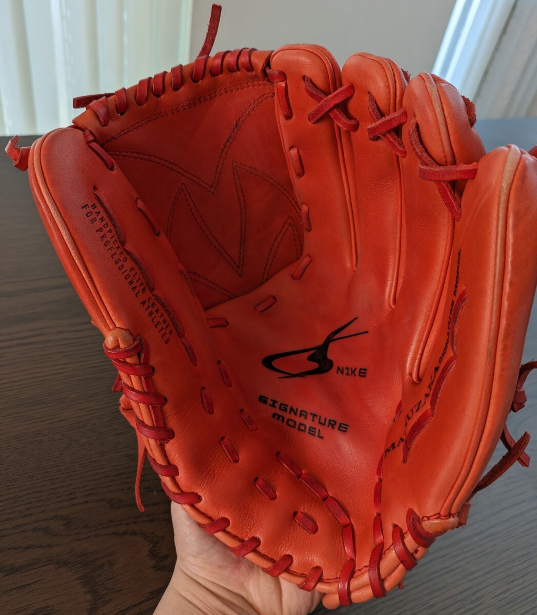 希少 美品】NIKE 一般 軟式 グローブ 松坂大輔 モデル 投手用 右投げ